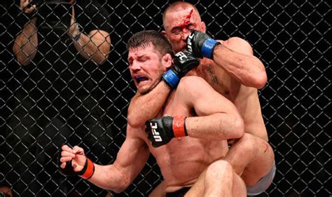 gsp vs bisping|GSP chokes Bisping out, wins UFC middleweight title in return.